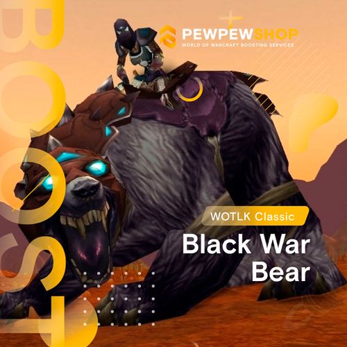 Wotlk Black War Bear